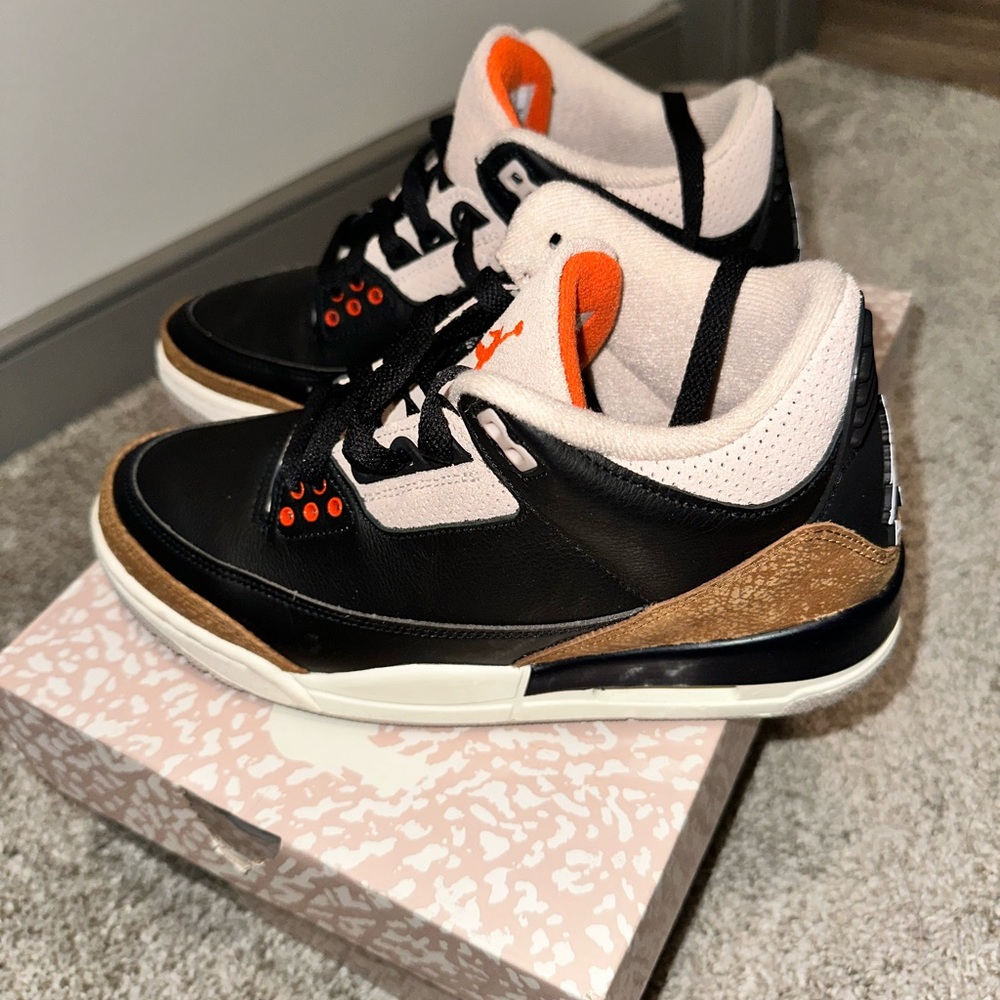 Jordan Air 3 Retro in Black and Orange